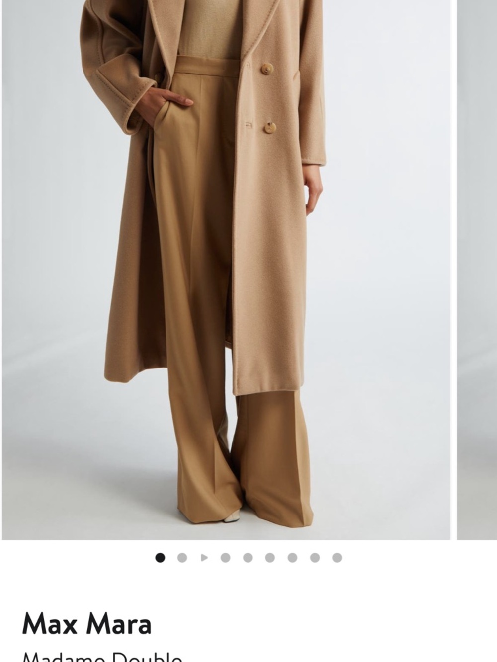 MaxMara 101801  Women's Camel Double coat
